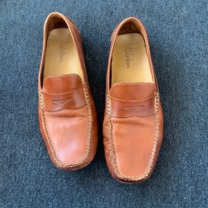 COLE HAAN Men’s Howland Penny C04534 Brown Moc Toe Slip On Loafer